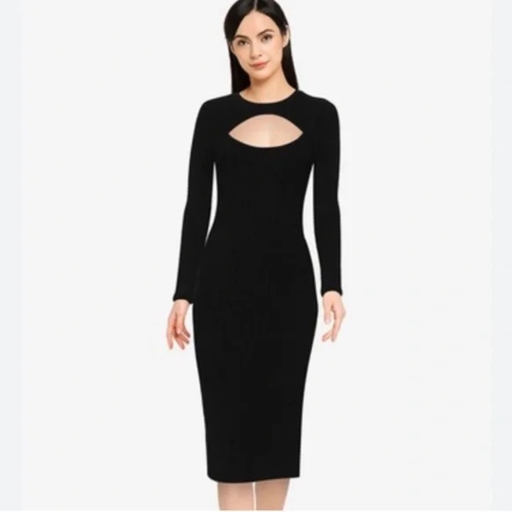 Abercrombie & Fitch Black Long Sleeve Dress